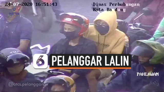 KOCAK, PELANGGAR LALIN DITEGUR LEWAT CCTV PAKAI LAGU 'AKANG KENDANG'