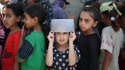 Kondisi ini terjadi setelah Israel memperketat blokade dan terus menghalangi masuknya bantuan kemanusiaan ke wilayah tersebut. (Eyad BABA/AFP)
