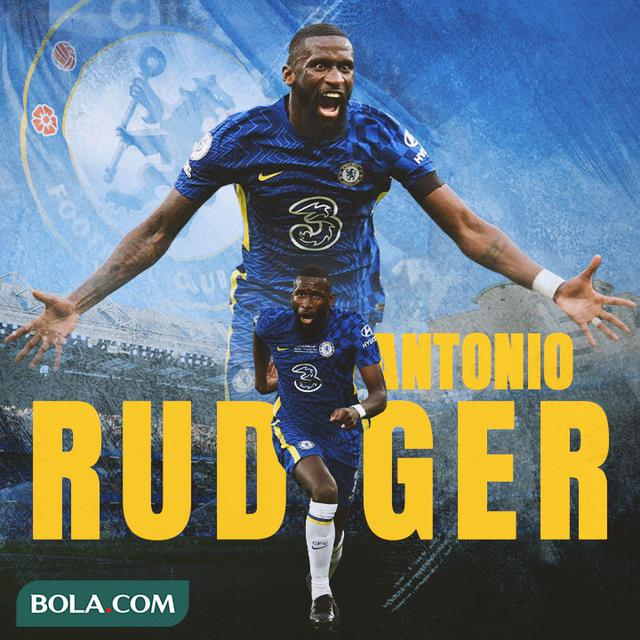 Chelsea - Ilustrasi Antonio Rudiger