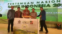 Kepemimpinan Indonesia sebagai salah satu negara pengekspor terbesar minyak kelapa sawit, ditandai dengan kinerja ekspor komoditas ini pada 2016. (Liputan6.com/Fiki Ariyanti)