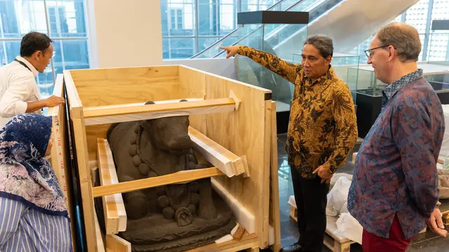Arca Brahma dan Sebagian Artefak dari Perang Puputan Bali Akhirnya Pulang ke Indonesia