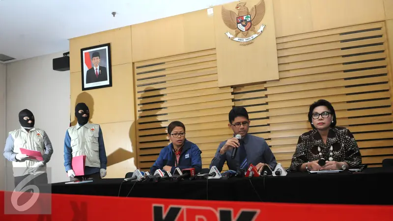 20160629- KPK Tetapkan Politisi Demokrat Sebagai Tersangka- Laode M Syarif dan Pandjaitan-Jakarta-HA