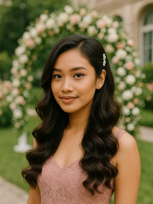 Model Rambut Panjang untuk Pesta Pernikahan 2025