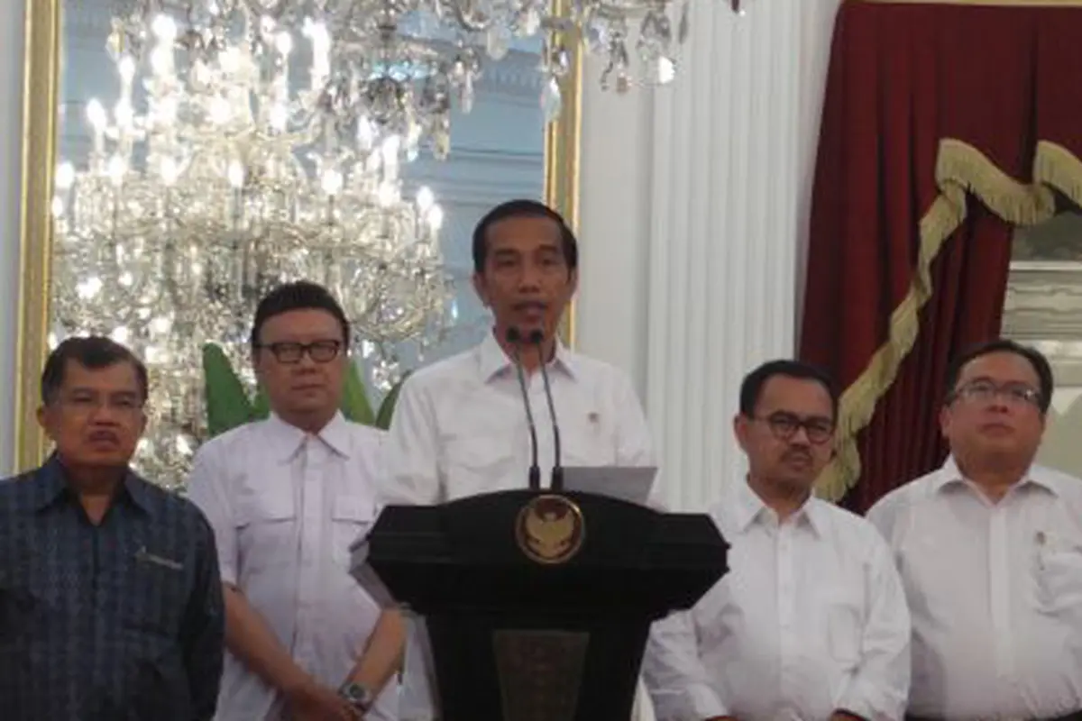 Pengumuman kenaikan Harga BBM Subsidi di Istana