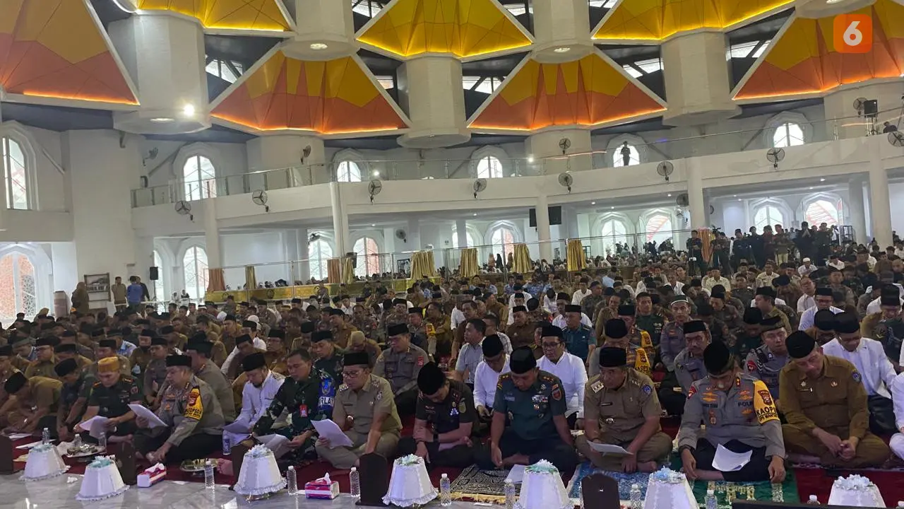 Zikir dan doa kebangsaan dari Sulsel untuk Indonesia (Liputan6.com/Fauzan)
