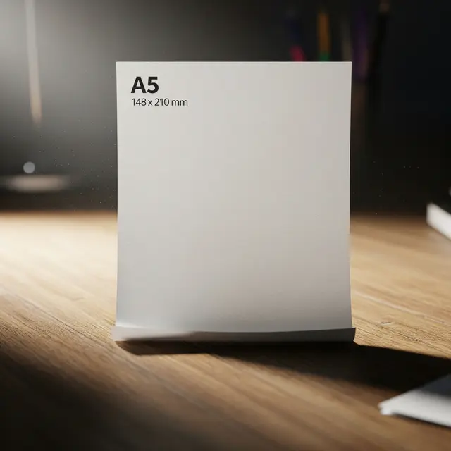 Ukuran Kertas A5 Beserta Penggunaannya (Image by Gemini AI)