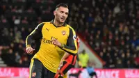 Striker Arsenal asal Spanyol, Lucas Perez. (AFP/Glyn Kirk)