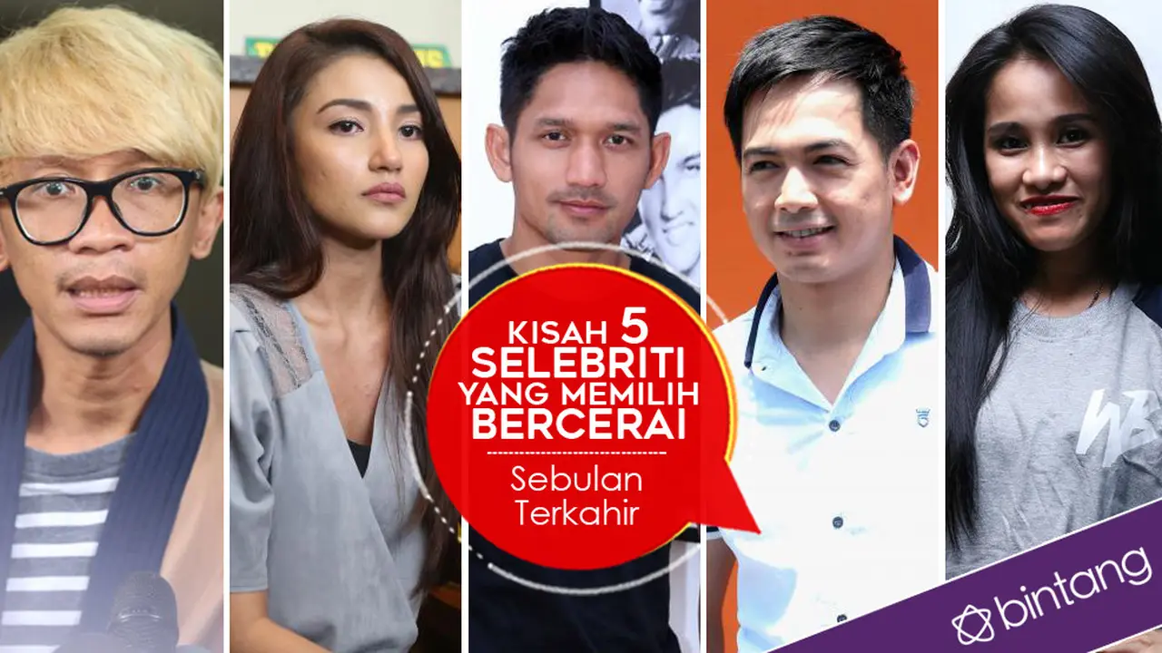 Kisah 5 Selebriti yang Memilih Bercerai Sebulan Terkahir