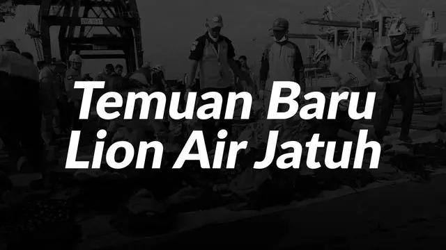 Berikut ini beberapa temuan baru dari jatuhnya Lion Air JT 610 PK-LQP di perairan Karawang, Jawa Barat.