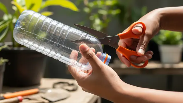 Cara Membuat Greenhouse Mini dari Botol Plastik/AI Generated