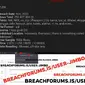Hacker klaim meretas sistem KPU. Dok: tangkapan layar dari BreachForums