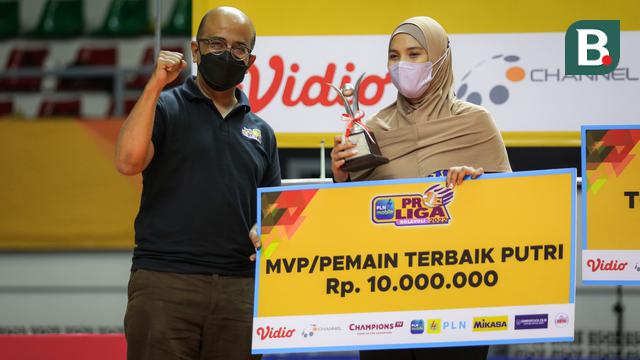 Foto: Daftar Peraih Penghargaan Indiviu Terbaik Voli Putri di PLN Mobile Proliga 2022, Pemain Bandung Bjb Tandamata Mendominasi