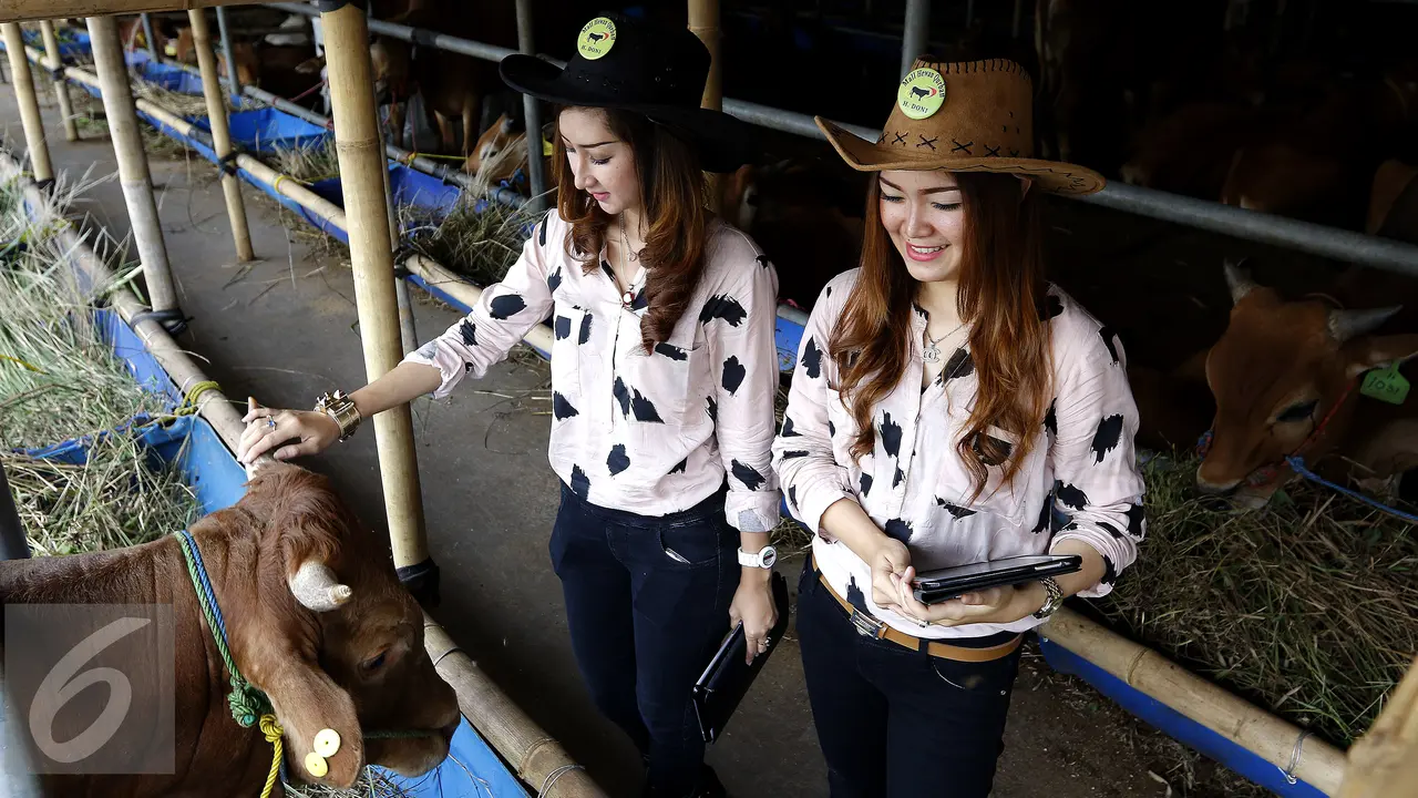 20150908-Wanita Cantik SPG Hewan Qurban-Depok