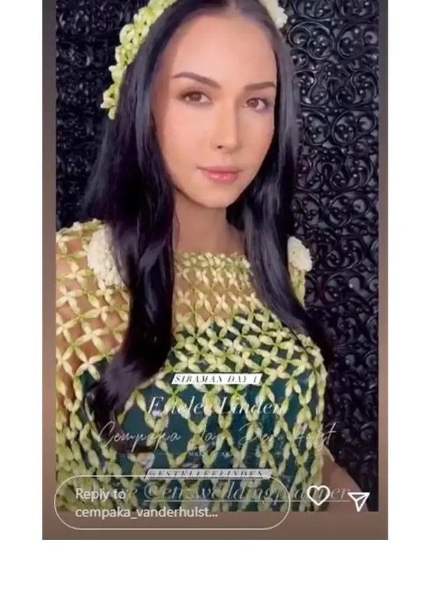 Jelang Pernikahan, Ini 7 Momen Siraman Estelle Linden yang Digelar di Bali