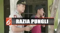 Sejumlah pelaku berusaha kabur untuk menghindari kejaran petugas.