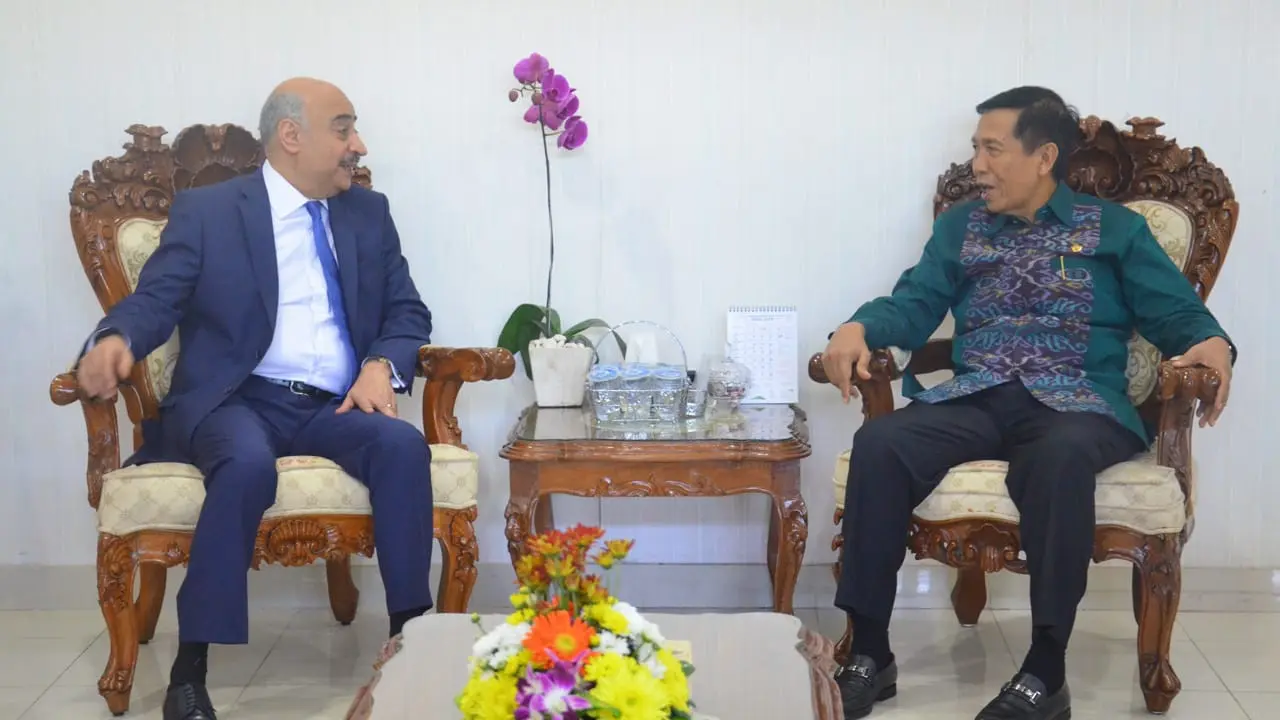 Dubes Perancis dan Gubernur Bali saat bertatap muka
