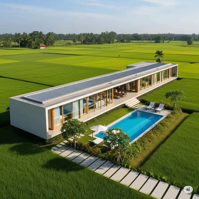 8 Inspirasi Rumah Sederhana Pinggir Sawah Tapi Mewah untuk Hunian Impian