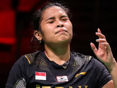 Indonesia harus menelan pil pahit usai takluk dengan skor 0-5 saat bersua Jepang pada laga penentuan juara Grup A Piala Uber 2020 di Ceres Arena, Denmark, Selasa (12/10/2021). (Badminton Photo/Yohan Nonotte)