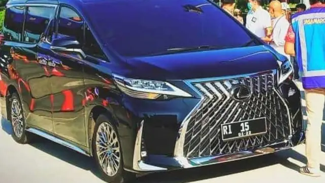 Lexus LM350 yang jadi mobil dinas Menko Polhukam (Plat Dinas Official)