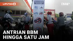 Warga Rela Antri Satu Jam Demi Beli BBM | Liputan6