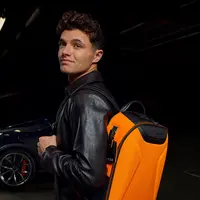 TUMI gandeng Lando Norris untuk memperkenalkan kolaborasi dengan McLauren. (Doc/TUMI)