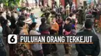 Ada-ada saja yang dilakukan para penabuh gamelan ini karena membuat kaget puluhan orang yang sedang asyik berdiri.