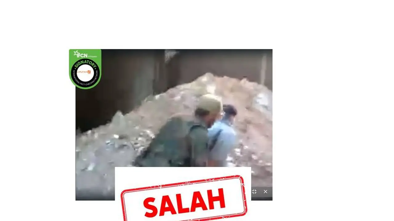 Cek Fakta video pembantaian Israel pada masyarakat Palestina
