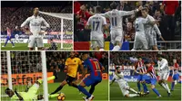 Momen menarik La Liga 2016-2017 pada pekan ke-12 banyak terjadi pada laga derby antara Atletico Madrid melawan Real Madrid.