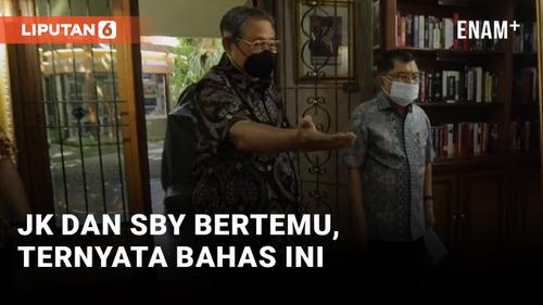 VIDEO: Temui SBY di Cikeas, Jusuf Kalla Bahas Masalah Ini