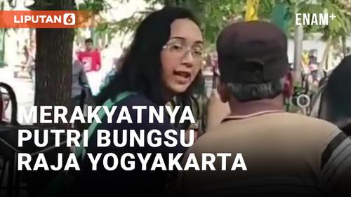 VIDEO: Putri Sri Sultan Hamengkubuwono X Disorot Usai Naik Becak di Alun-alun Yogya