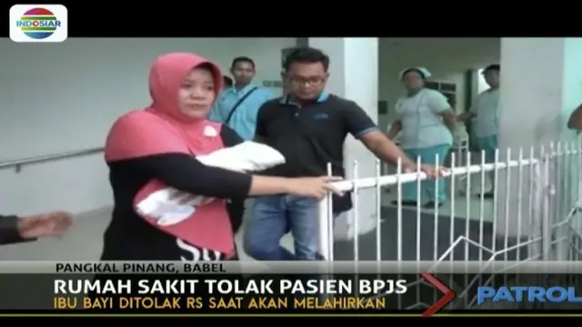 Ditolak rumah sakit dengan alasan penuhnya tempat untuk pasien BPJS, seorang ibu melahirkan di dalam mobil.