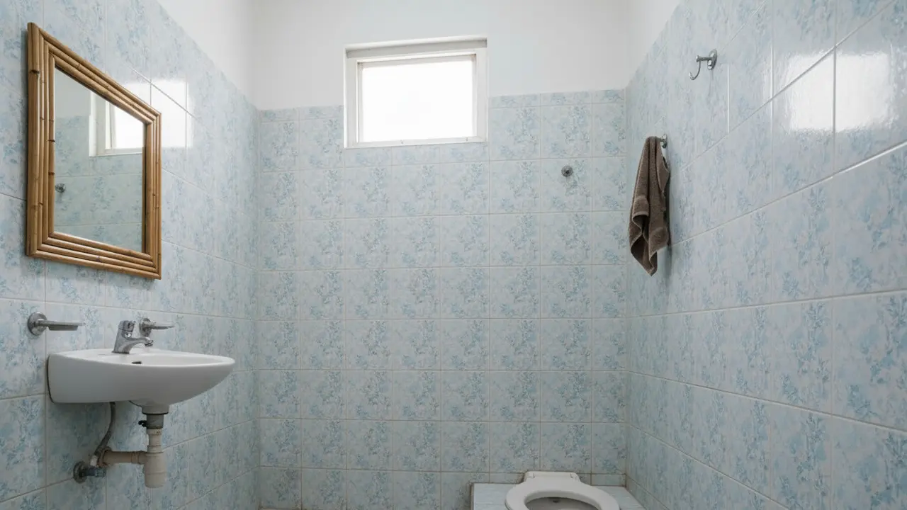 Desain Kamar Mandi 1,5 x 1,5 Meter Kloset Jongkok