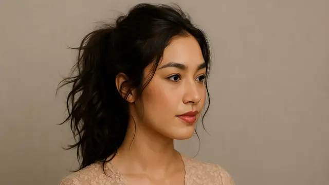 7 Model Rambut Ponytail Modern untuk Kondangan, Simpel tapi Elegan