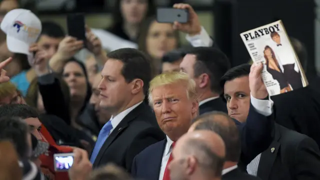 Ternyata, Trump Tampil 2 Kali dalam Video 'Panas' Model Playboy