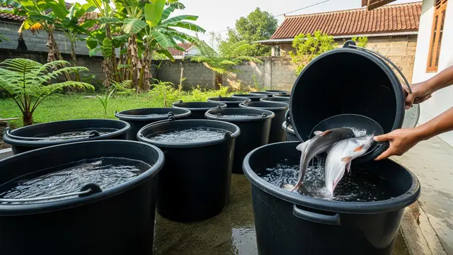 Budidaya Patin Modal Kecil Pakai Ember