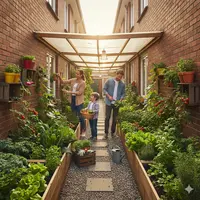Halaman Sempit Jadi Kebun Sayur (Photo: Gemini AI)