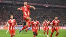Sementara itu, Bayern sudah ditunggu ujian berat di semifinal menghadapi PSG. (AP Photo/Lennart Preiss)
