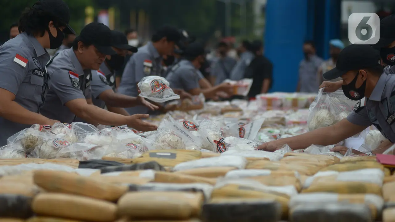 1,2 Ton Sabu Sitaan Jaringan Internasional Dimusnahkan