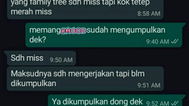 chat kocak guru dan murid
