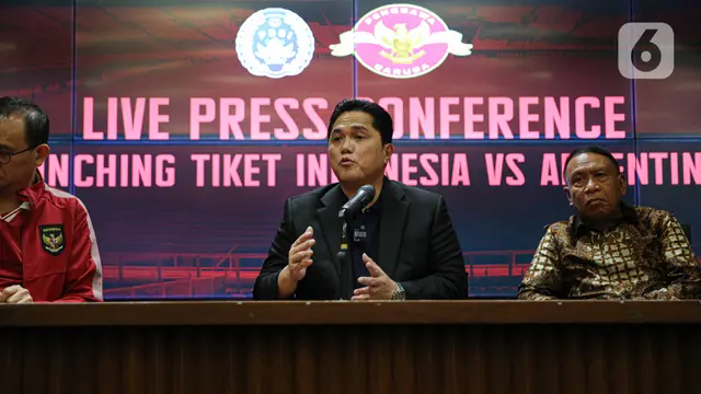 Ketua Umum PSSI Erick Thohir