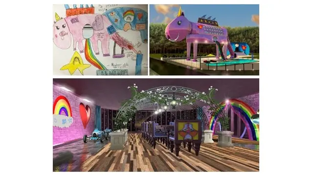 6 Potret Desain Rumah Terinspirasi dari Gambar Anak-anak, Bikin Takjub