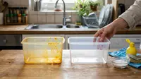 Tips Mencegah Wadah Plastik Bernoda Kunyit/AI Generated