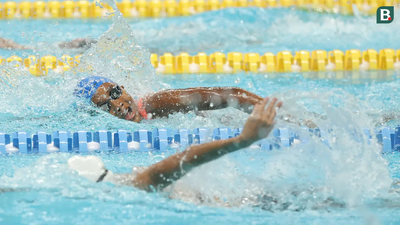 Foto: Aksi Perenang Muda di Hari Pertama Indonesia Open Aquatic Championships (IOAC) 2025