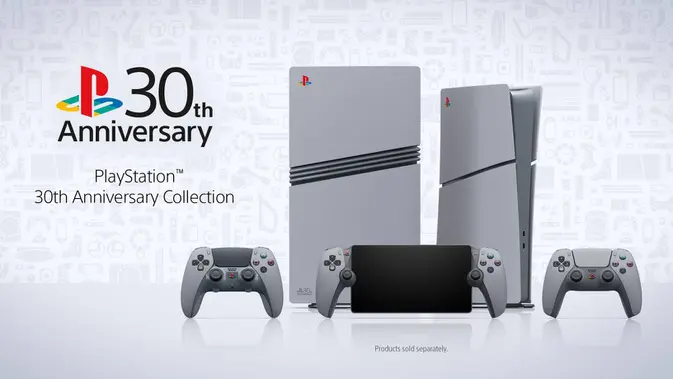 

<p> Sony Releases 30th Anniversary Limited Edition PS5 and PS5 Pro, What’s It Like? (Doc: Sony PlayStation)</p>
<p>“/></p>
<p>Furthermore, Sony has just announced a limited edition console and accessories in celebration of PlayStation’s 30th anniversary. For collectors, this limited edition PlayStation 5 (PS5) is a must-collect.</p>
<p>Apart from commemorating the journey of the PlayStation console for 3 decades in the gaming industry, the company also released two of its flagship products, namely the PS5 Digital Edition and the PS5 Pro which will be coming soon.</p>
<p>Both consoles appear with a distinctive, iconic gray design, reminding gamers of the first PlayStation which was released on December 3 1994.</p>
<p>Not only that, the Japan-based company also released various matching accessories, such as the limited edition DualSense controller, DualSense Edge, and PlayStation Portal, all of which follow this classic gray color scheme.</p>
<p>Small details such as the four-color PlayStation logo emblazoned on the body and the 30th anniversary logo on the inside of the outer panel, show Sony’s dedication to creating truly iconic products.</p>
</div>

		</div>

				<footer class=