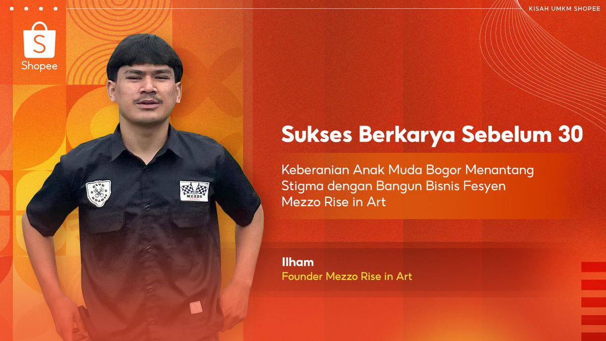 Anak Muda Bogor Berani Lawan Stigma, Sukses Berkarya Sebelum Usia 30 Lewat Mezzo Rise in Art di Shopee