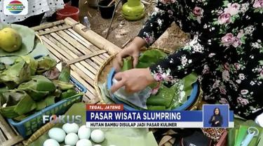 Pasar ini hanya dibuka setiap akhir pekan dan khusus menjajakan makanan tradisional khas pedesaan.