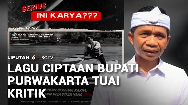 Lirik Lagu Bupati Purwakarta Dikritik Atalia Praratya, Dinilai Diskreditkan Wanita