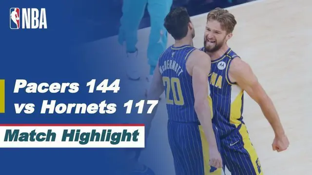 Berita video highlights laga Play-in NBA 2020/2021 antara Indiana Pacers melawan Charlotte Hornets yang berakhir dengan skor 144-117, Rabu (19/5/2021) pagi hari WIB.