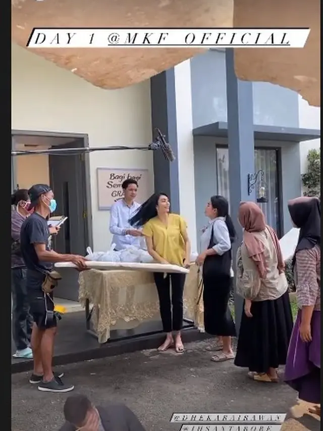 Tyas Mirasih masih sibuk syuting sinetron jelang sidang cerai perdana (Instagram Stories)