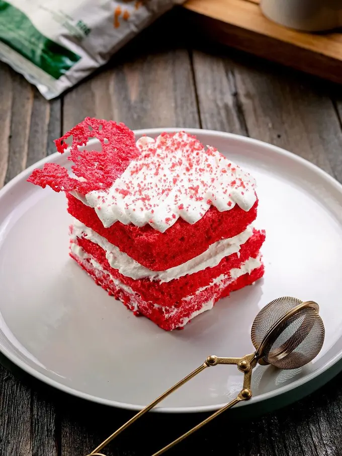 red velvet sago cake